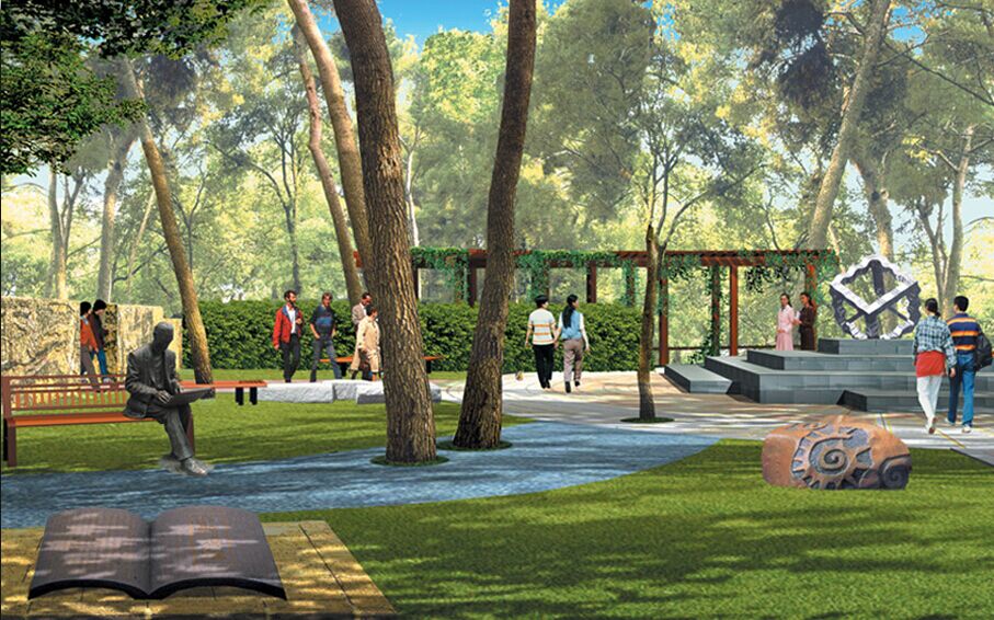 校園文化公園長(cháng)廊