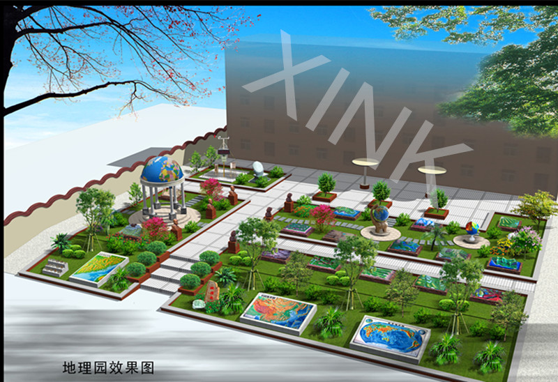 地理園創(chuàng  )意設計效果圖