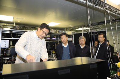 科技部基礎研究司副司長(cháng)郭志偉一行到中國科學(xué)技術(shù)大學(xué)調研試點(diǎn)國家實(shí)驗室建設工作